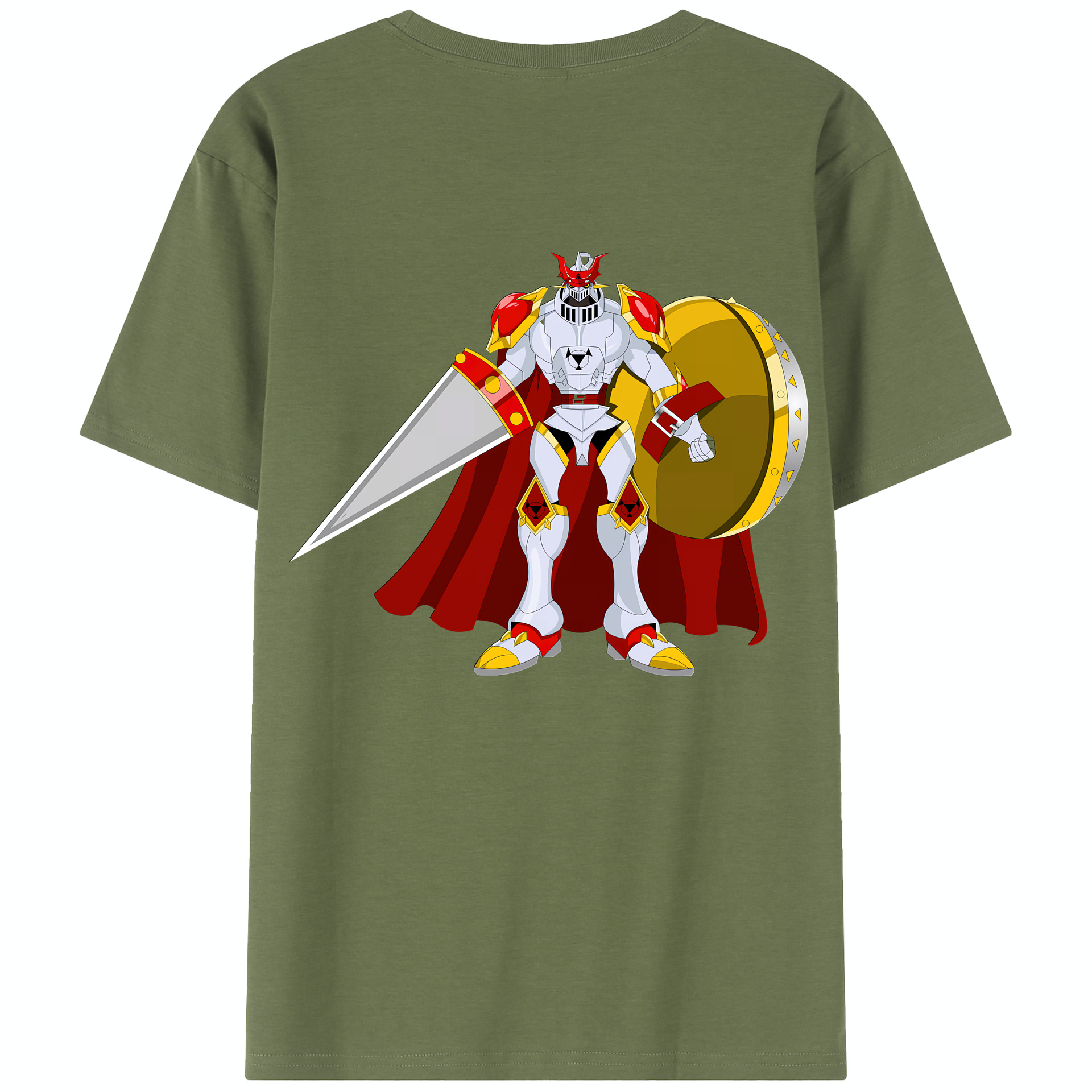 （画像用） Digimon デジタルモンスター/デジモン 綿100％半袖Tシャツ（背面プリント）